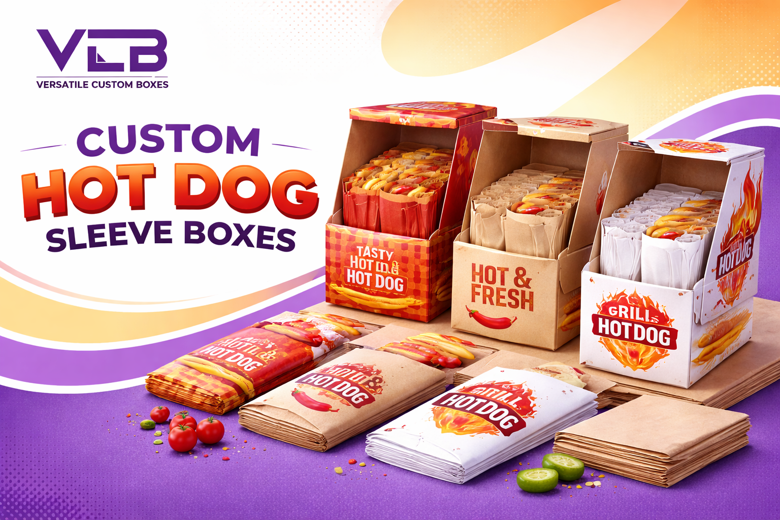 Custom Hot Dog Sleeves