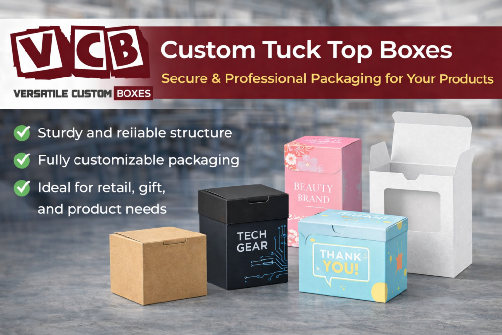 Custom Tuck Top Boxes