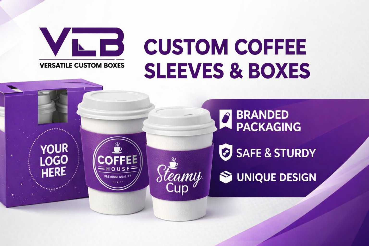 Custom coffee packaging design showcase