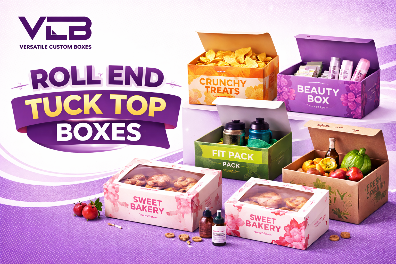 Roll End Tuck Top Boxes