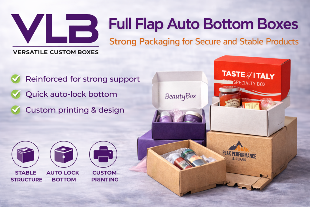 Versatile custom boxes advertisement