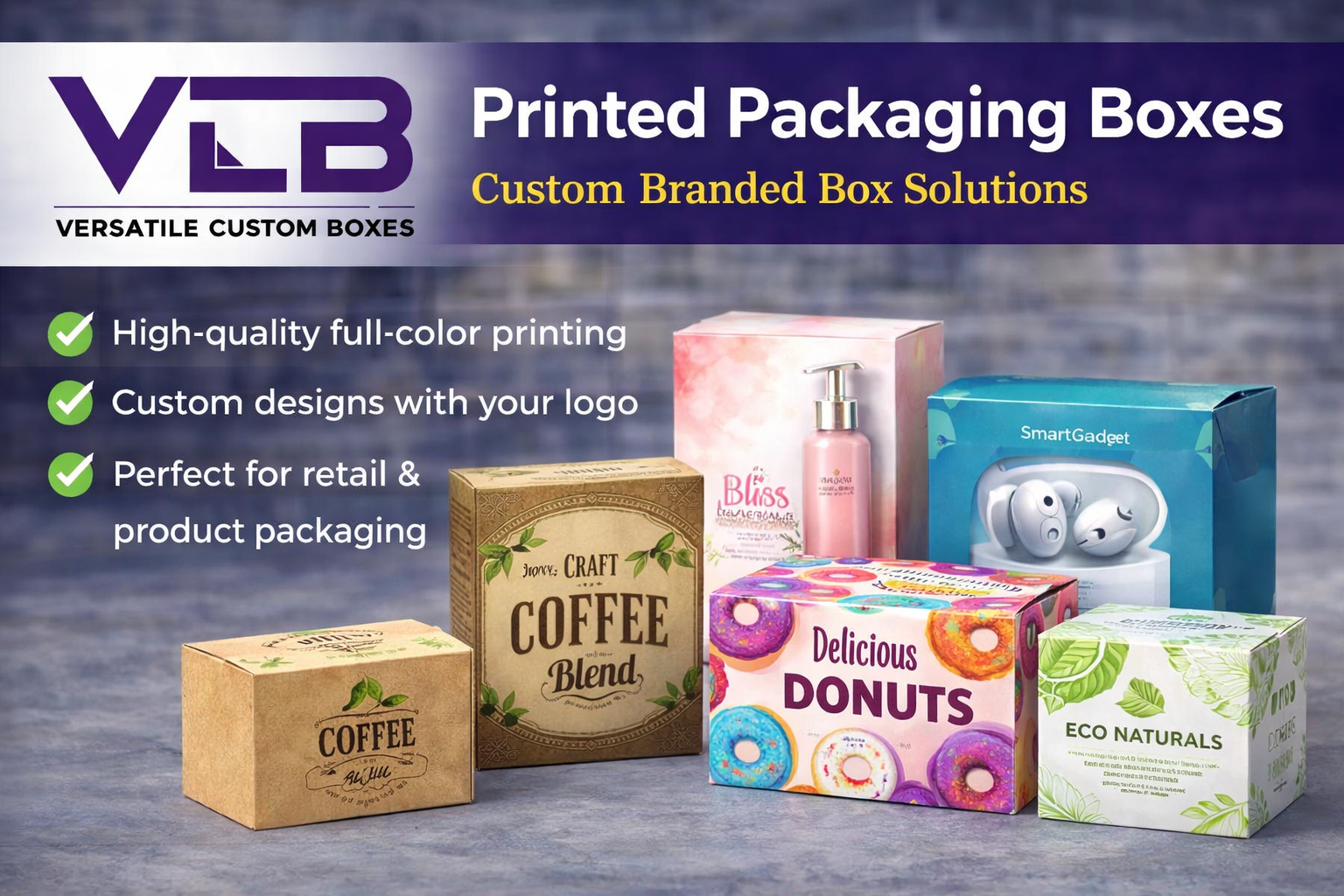printed packaging boxes